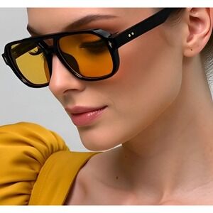 Thick Frame Square Sunglasses for Women Chunky Rectangle Sun Glasses Shades 2026